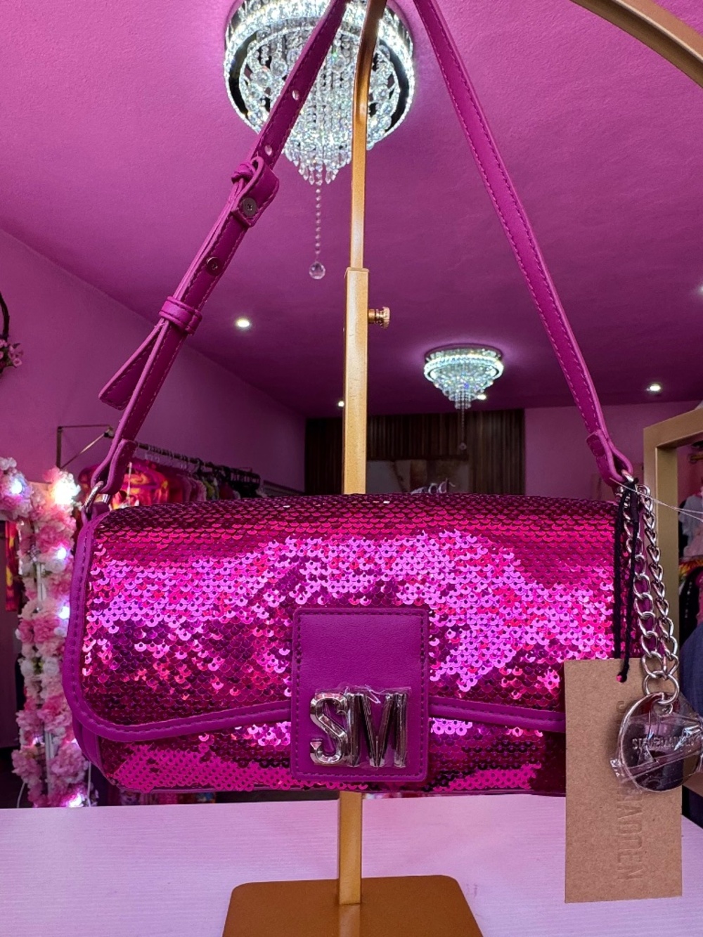 Steve madden sequin Hand bag 🌸